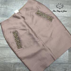 J.Crew Rhinestone Pocket Mini Skirt Size 6